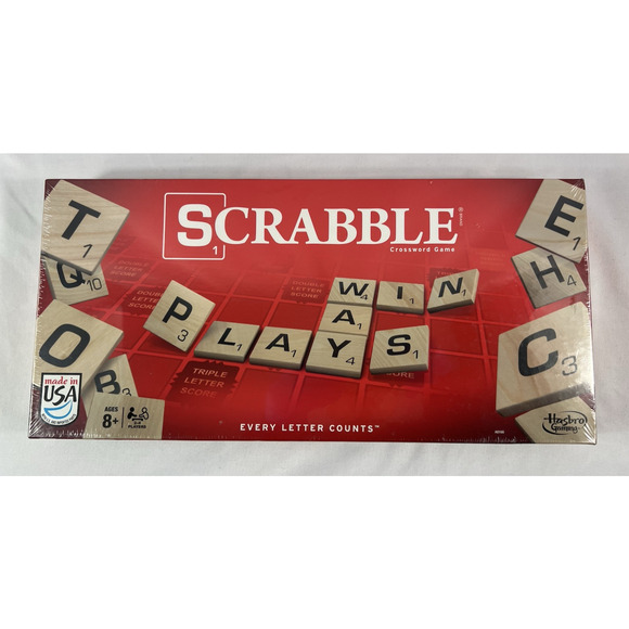 Hasbro Other - Scrabble Board Game - Crossword New Factory Sealed Hasbro A8166